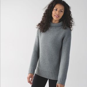 Lululemon Grey Karma Kurmasana Oversized Sweater